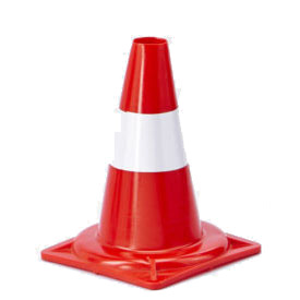 Cône de signalisation - H. 30 cm