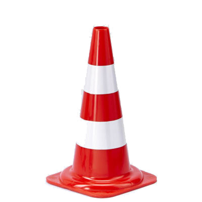 Cône de signalisation - H. 50 cm