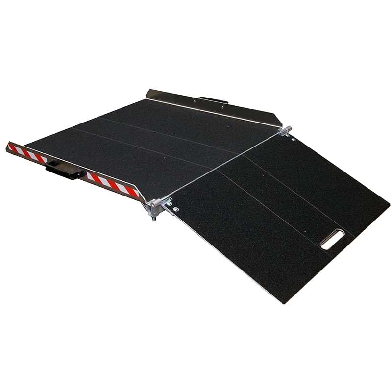 Rampe passage fauteuil aluminium - 400 X 1200 X l. 710 mm