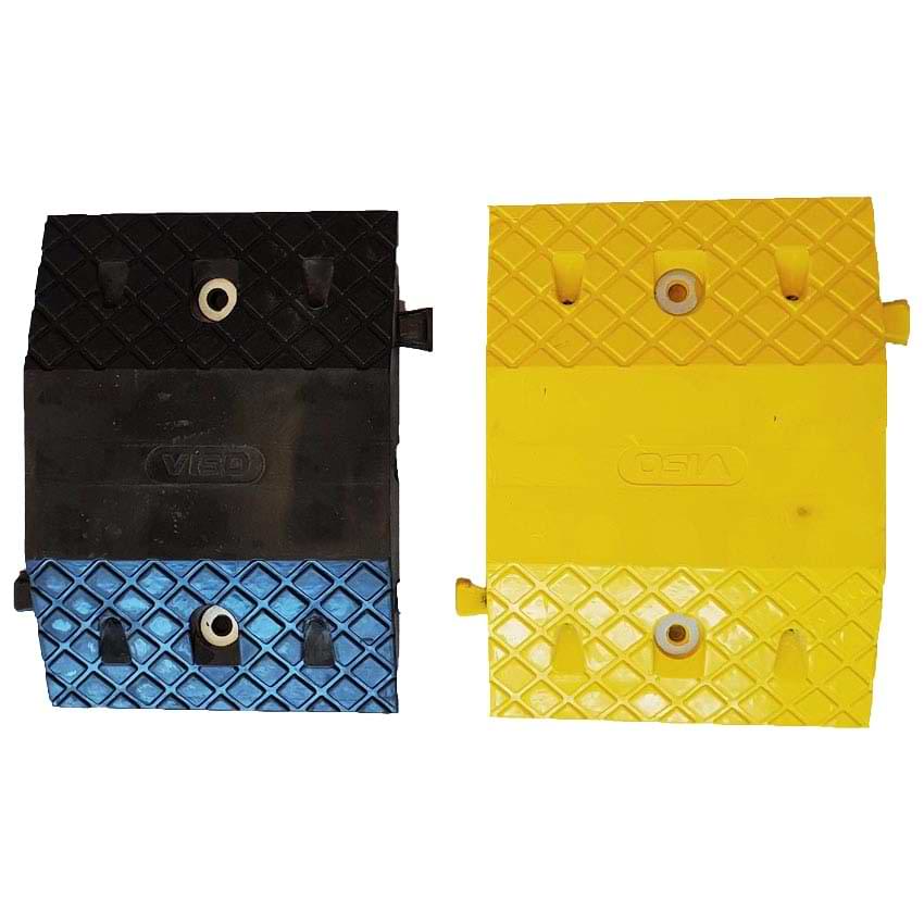 Eléments centraux H. 50 mm - 1 Noir + 1 jaune - L. 50 cm