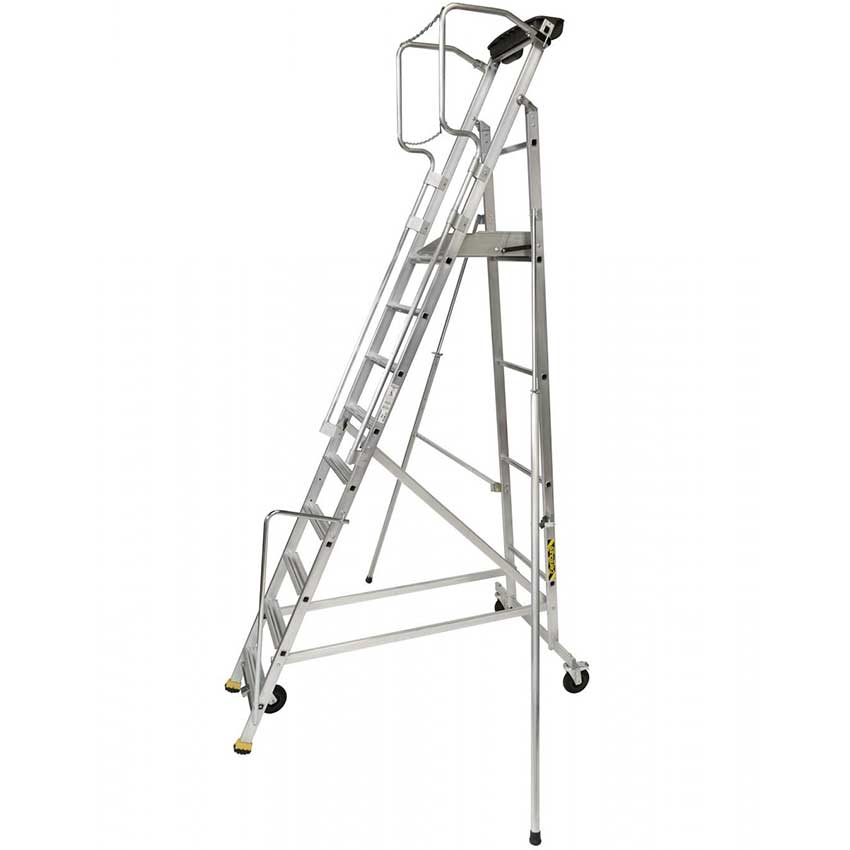 Plate-forme de rayonnage alu ERM - 9 marches