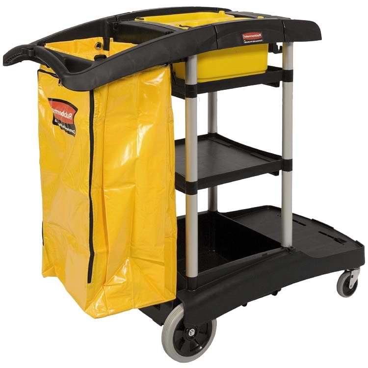 Chariot ménage grande capacité - Noir