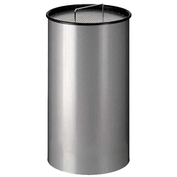 Cendrier acier bac à sable 50L - Gris aluminium