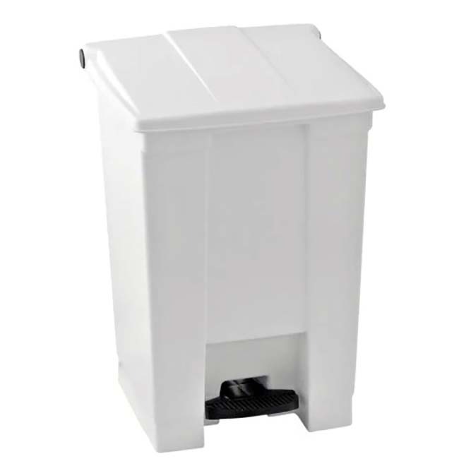 Collecteur à pédale Step-On 45L - Blanc