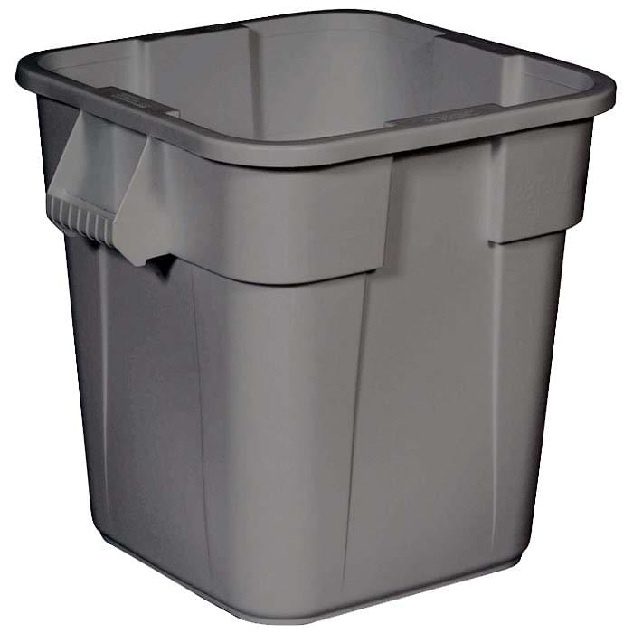 Collecteur carré BRUTE 106L - Gris