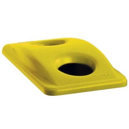 Couvercle pour Slim Jim 2 passages ronds - Jaune