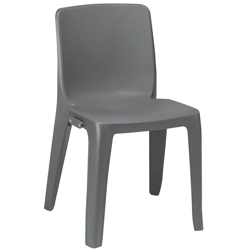 Chaise résine Denver M2 assemblable - Anthracite