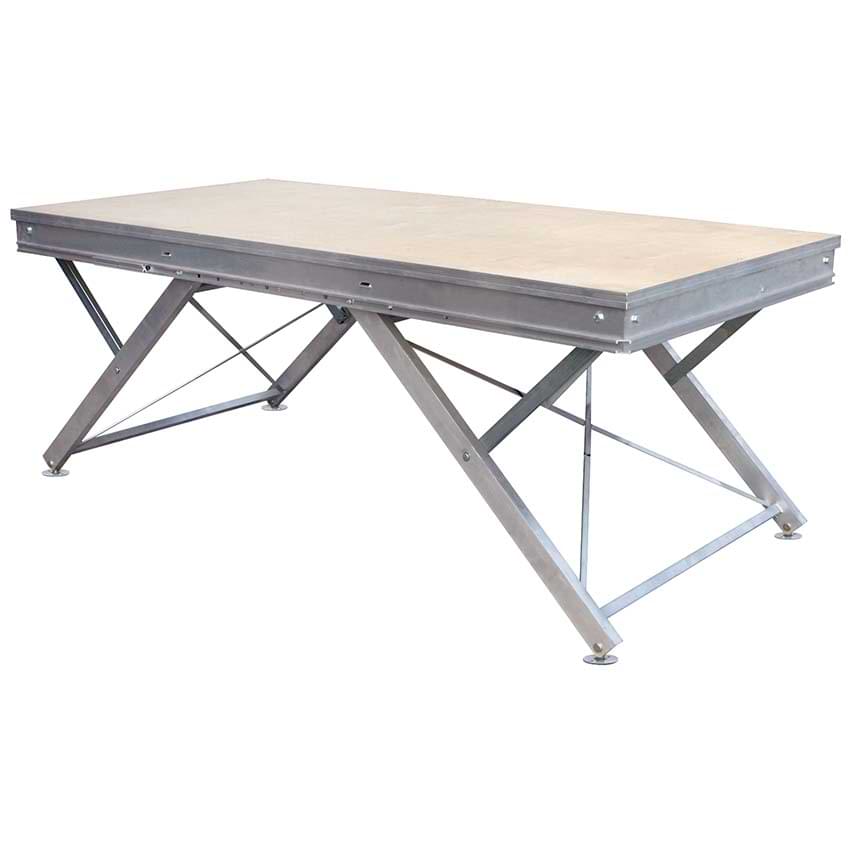 Podium réglable - Plancher bois multiplis (Brut)