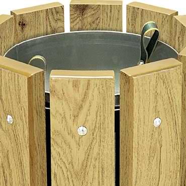 Option : seau intérieur amovible