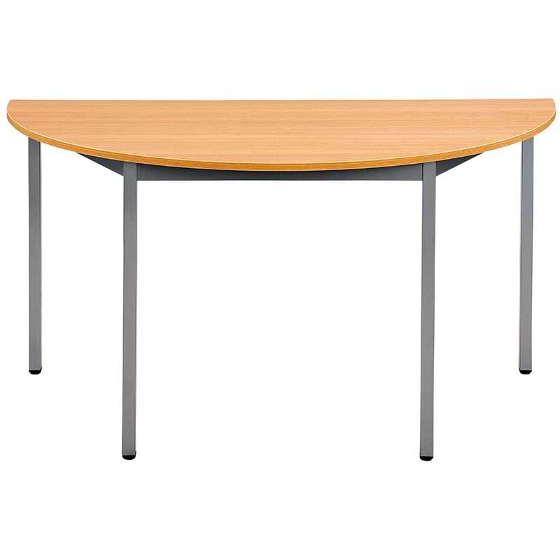Table de réunion demi-ronde - D. 140 cm