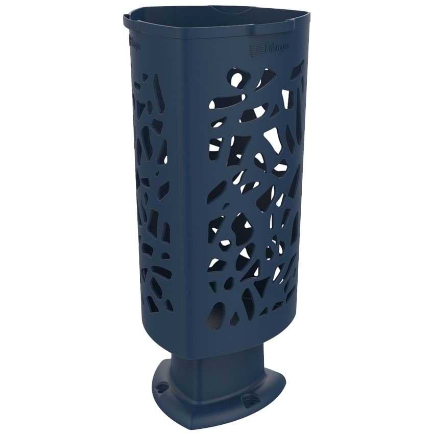 Corbeille Raffia PEHD 57L - Bleu Cobalt