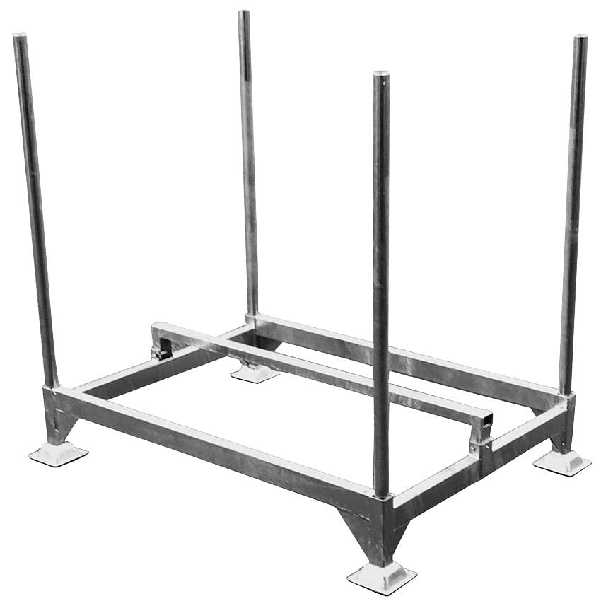 Support pour barrières de police - Capacité 20 barrières