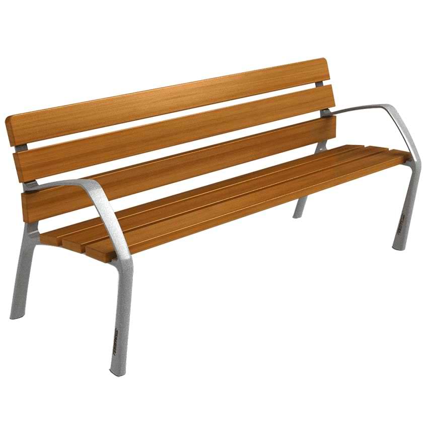Banc public Cambo 6 lames - L. 180 cm