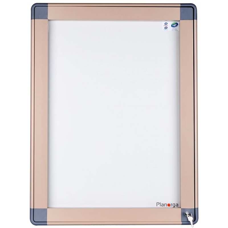 Vitrine extérieure NF - Porte battante - Format 6 A4