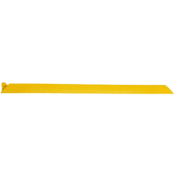 Bordure biseauté clipsable femelle - 5 X 91 cm - Jaune