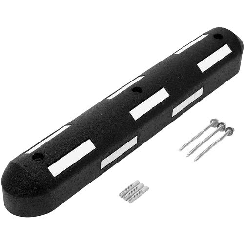 Bordure de séparation caoutchouc - Noir