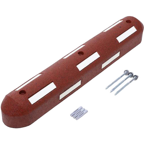 Bordure de séparation caoutchouc - Rouge