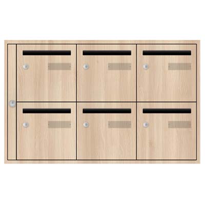 Bloc BAL Brocéliande - 3 colonnes X 2 cases (C6)