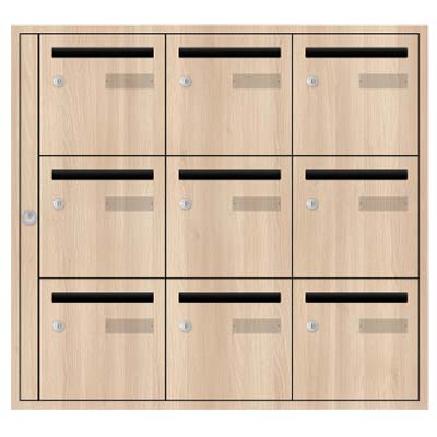 Bloc BAL Brocéliande - 3 colonnes X 3 cases (C9)