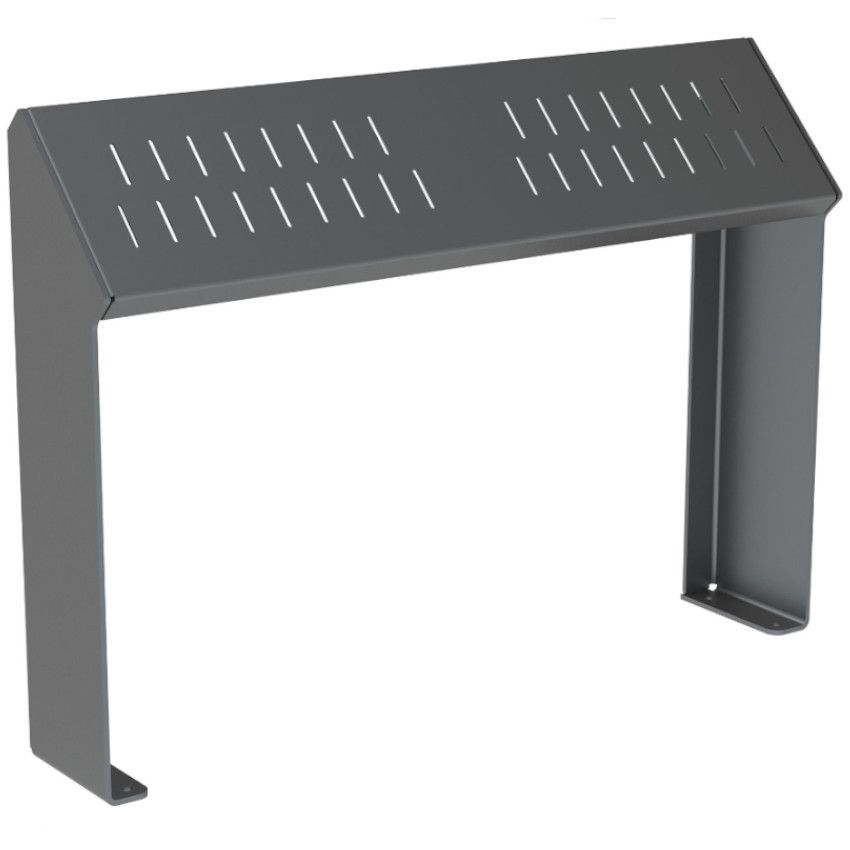 Banc type assis-debout acier - L. 1200 mm