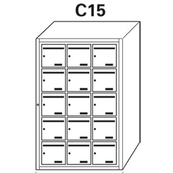 Bloc BAL Concorde - 3 colonnes X 5 cases (C15)