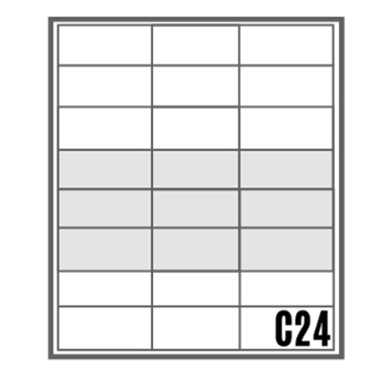Bloc BAL Auteuil - 3 colonnes X 8 cases (C24)
