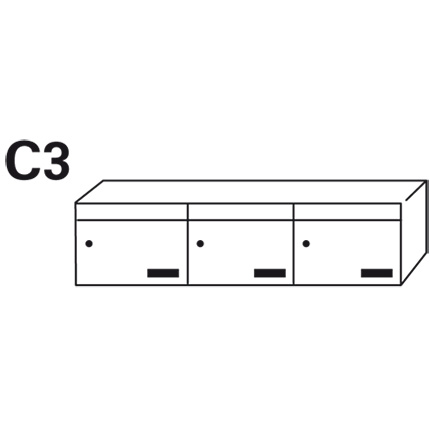 Bloc BAL Monceau - 3 colonnes X 1 case (C3)