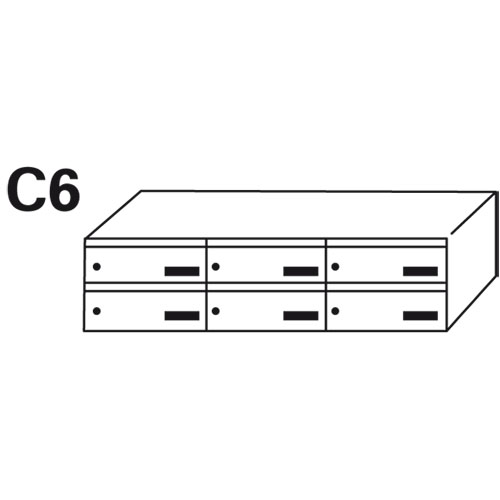 Bloc BAL Auteuil - 3 colonnes X 2 cases (C6)