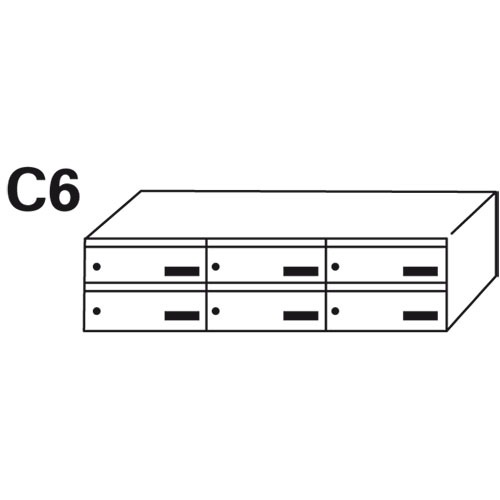 Bloc BAL Origami - 3 colonnes X 2 cases (C6)
