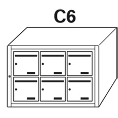 Bloc BAL Rivoli - 3 colonnes X 2 cases (C6)