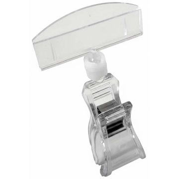 Porte-étiquette à pince - 50 mm