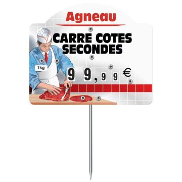 Etiquette à pique - Boucherie
