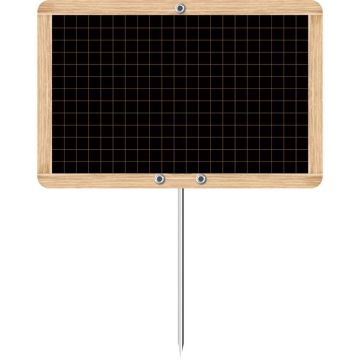 Etiquette neutre décor ardoise école