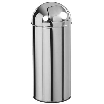 Poubelle PUSH 45L - Inox
