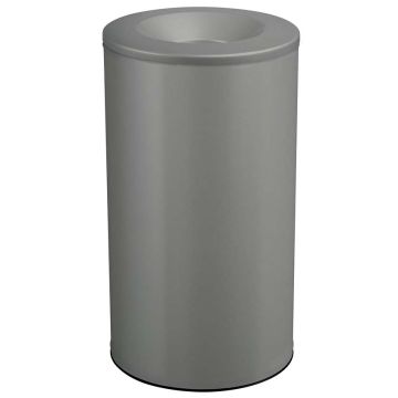 Corbeille à papiers antifeu - Gris RAL 9022