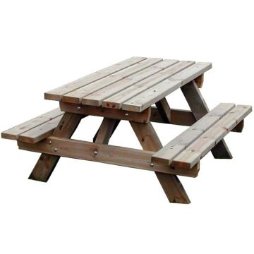Table pique-nique enfants extérieure en bois