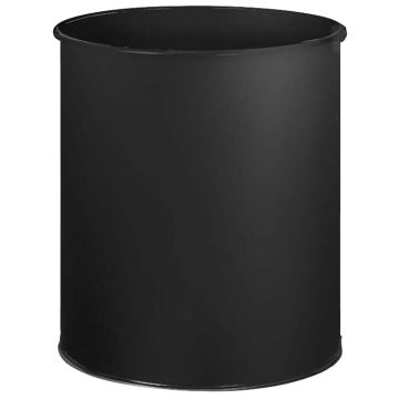 Corbeille à papier métal - Gris manganese