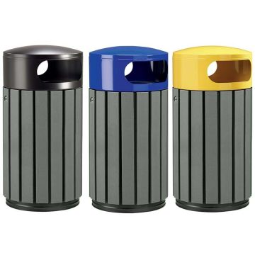 Poubelle 40L Lattes recyclées