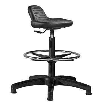 Assis-debout sur patins avec repose pieds - Vérin long