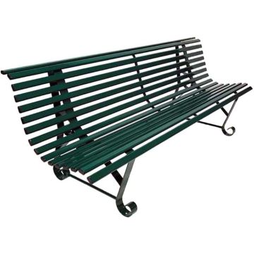 Banc Luxembourg 2 pieds - Vert 6005