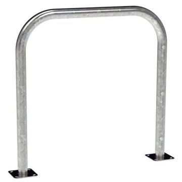 Arceau simple galvanisé - L. 1000 mm - Sur platines