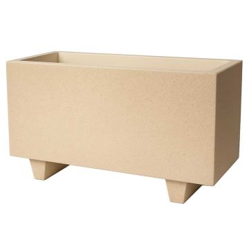 Jardinière béton version avec pieds