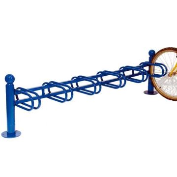 Support vélos 6 places - Simple face - Pommeaux Boule