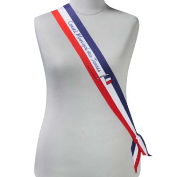 Echarpe tricolore conseil municipal des jeunes