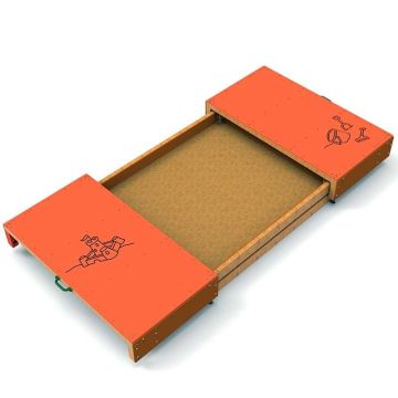 Bac à sable avec couvercle