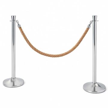 Poteau d'accueil / réception à cordon