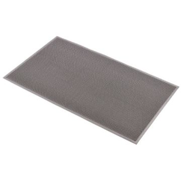 Tapis vinyle anti-dérapant gris