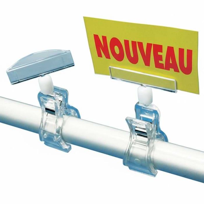 Porte-prix sur pince 50 mm