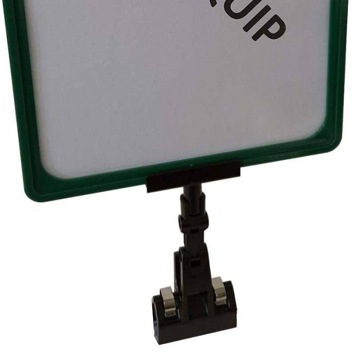 Pince articulée pour cadre PLV