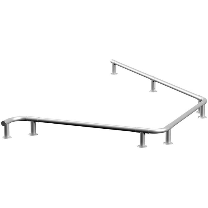 Glissière protection inox